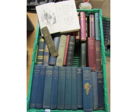 A box of vintage books- mostly novels to include Jane Austin's 'Emma'