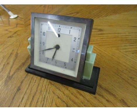 Temco Art Deco style electronic clock for display purposes only