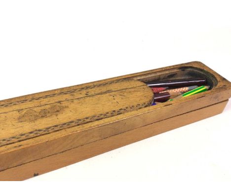 COLLECTION OF TINS, SEWING ACCOUTREMENTS AND OTHER OBJECTS, including silver handled shoe horn and button hook, a silver spoo