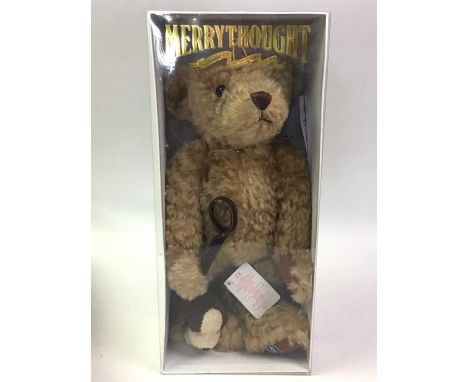 THREE  MERRYTHOUGHT TEDDY BEARS, AND A SUKI TEDDY BEAR all in original boxes