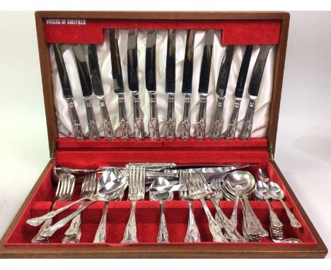 COLLECTION OF CASED SILVER PLATED CUTLERY, from various makers