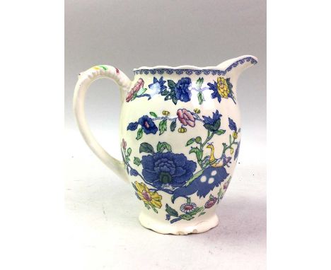 GROSVENOR CHINA COFFEE SET, ALONG WITH FURTHER CERAMICS comprising a set of Portuguese preserve jars, blue and white plate, m
