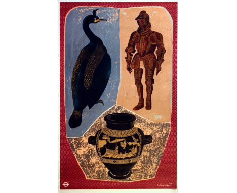 LT London Underground Museums Original vintage London Transport poster for London Underground Museums by the artist Anthony G