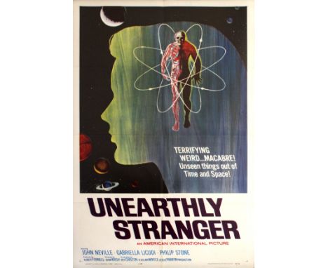 Unearthly Stranger Original vintage movie poster for a sci-fi horror film, Unearthly Stranger (also known as Beyond the Stars