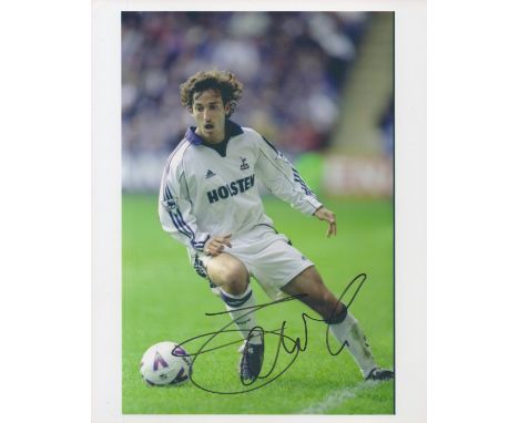 Mauricio Tarrico Signed Tottenham Hotspur 8x10 Photo. Good condition. All autographs come with a Certificate of Authenticity.