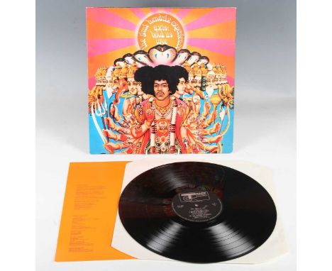 A collection of twenty rock and blues LP records, including a mono first pressing of 'Axis: Bold As Love' by Jimi Hendrix, ea