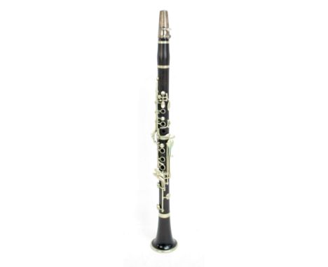 A Hawkes & Son 'First Class' clarinet, no.10038, cased.
