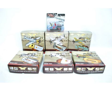 Six boxed Corgi limited edition Aviation Archive 1:72 scale 'Nose Art Collection' models comprising US32213 'P-51K Mustang', 