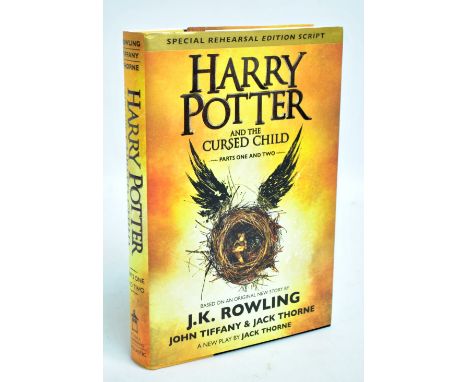 ROWLING, JK; 'Harry Potter and The Cursed Child', part one and two, first edition, ISBN 978-1-338-09913-3, 10 9 8 7 6 5 4 3 2