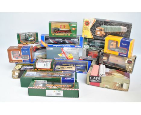 A group of boxed Corgi haulage scale models to include Superhaulers (x4), Eddie Stobart (x5) including limited edition CC1290