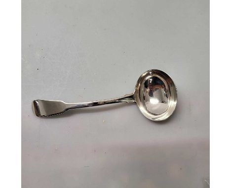 George III Silver fiddle pattern sauce ladle, London 1789 - 60 grams