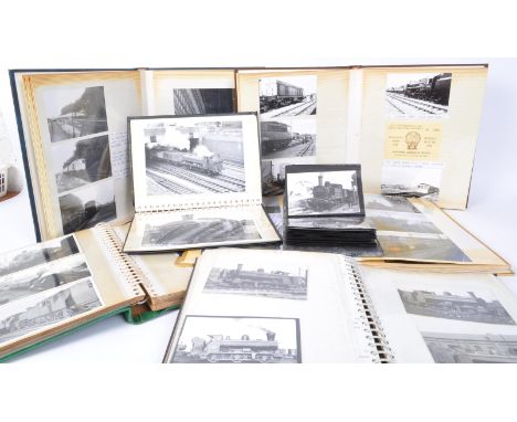 Of Locomotive interest - British railway - A collection of vintage 20th Century photographs of steam engines / trains. Presen