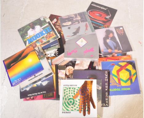 A collection of vintage 20th century LPs long play records comprising of Dolly Parton, John Paul Young, The Cars, Status Quo,