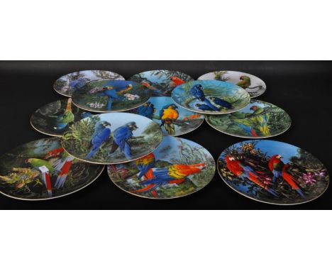 Wedgwood - Fragile Paradise - A collection of vintage retro 20th century limited edition Wedgwood bone china cabinet collecto