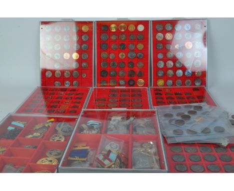 A collection of Masonic coins with such examples including;&nbsp; Lodge Balgonie no. 764, Lodge st Bryde S79, Lodge Wemyss no