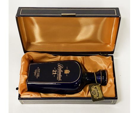 BALLENTINES AGED 21 YEARS SCOTCH WHISKY IN BOX A/F