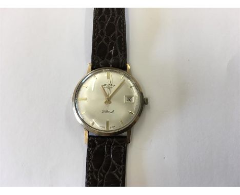 Gents 9 ct gold rotary wristwatch 