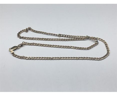 9 carat gold chain weight 4.6 grams 