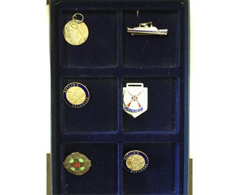  Selection of enamel badges to include 1946 Butlins badges