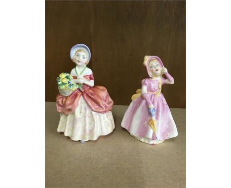 2 Royal Doulton figurine Babie and CIssie