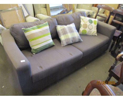 2-SEATER CHESTERFIELD-STYLE SOFA, LENGTH APPROX 195CM
