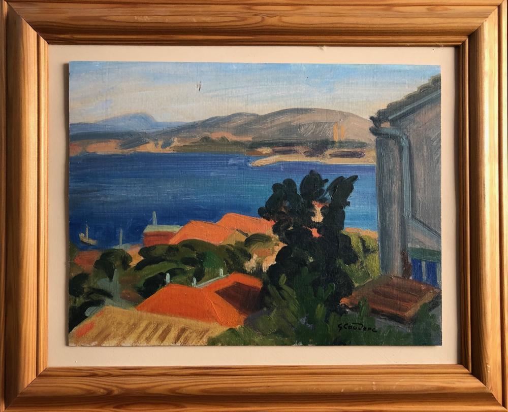 § Gabriel Emile Antoine Couderc (french, 1905-1994) Lake Thau, Sète 