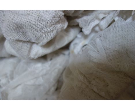 A COLLECTION OF VICTORIAN, 'LACE' CURTAINS 