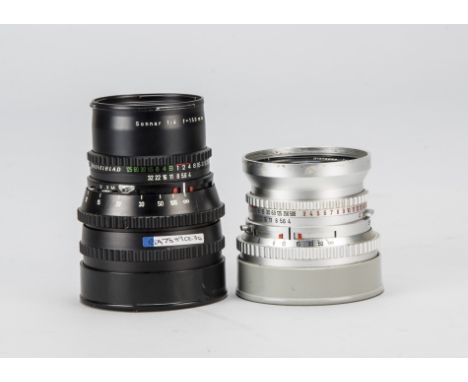 A Pair of Carl Zeiss T* Lenses, a Distagon 60mm f/4, serial no. 3472747, chrome, barrel, light cosmetic marks, elements, G, i