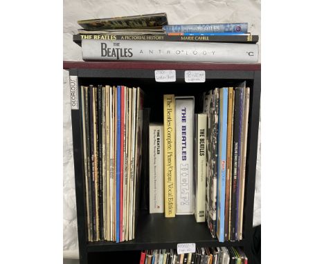 Beatles, Rolling Stones and associated acts; approximately 30 LP records, both originals and reissues including numerous clas