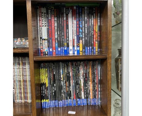 Approximately 105 DC comics graphic novels including 28 large Batman graphic novels, Batman 'No Mans Land' Volumes 1-3, 42 sm