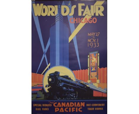 (20th century), a re-print, after Norman Foster, World's Fair, printed 1998, 92 x 62cm