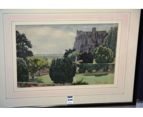Thomas Corsan Morton (1859-1928)
'Abbey in Landscape'
Watercolour, signed bottom right, 23 x 35cm

Footnote: Corsan Morton wa