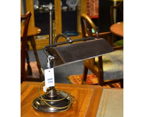 A modern adjustable desk lamp, 48cm high