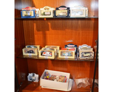 A quantity of die cast model cars, to include boxed Corgi examples