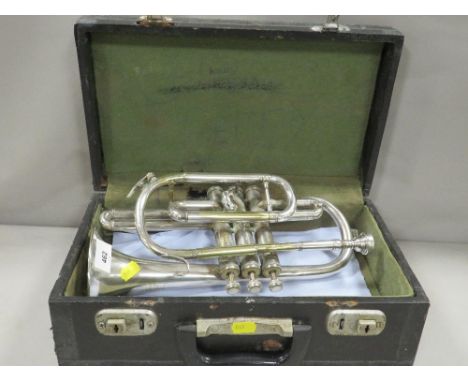 A cased cornet 