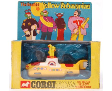 A rare vintage Corgi Toys diecast model No. 803 ' The Beatles Yellow Submarine .' Appears in very near mint to mint condition