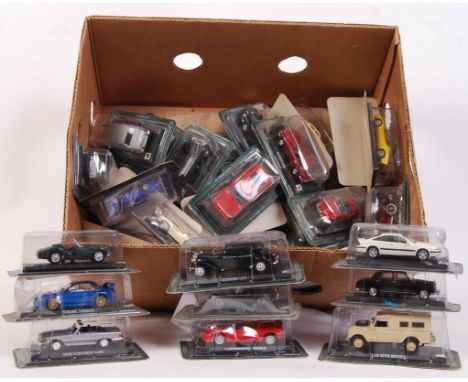 A collection of approx 30x Del Prado made 1:43 scale precision diecast models. All appear mint and unused, still sealed withi