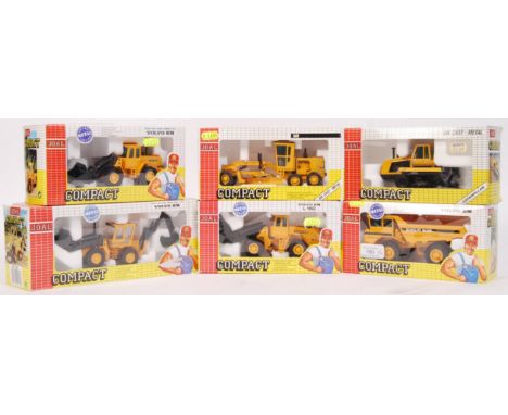 A good collection of 6x Joal Compact 1:50 scale diecast construction models. All appear mint and boxed. Comprising of; 228 Eu