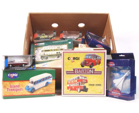 A collection of assorted boxed diecast models to include; Corgi, Cararama, Corgi Classics, Lledo Days Gone, some Corgi presen