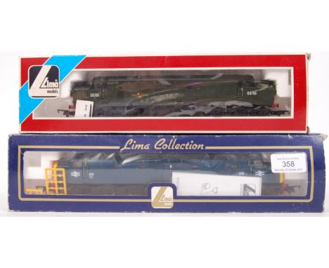 Two Lima Models Railway 00 gauge trainset locomotives, both boxed. Comprising of; 205173 D6755 British Railways Loco and L204
