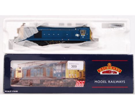 A Bachmann Branch Line DCC 00 gauge railway trainset locomotive 32-035DS ' Class 20 Diesel 20034 .' Appears mint, likely unus