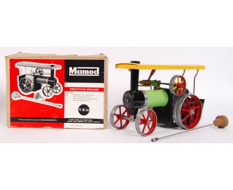 An original vintage Mamod Live Steam TE1A Traction Engine Steam Tractor. Appears complete and generally in very good conditio