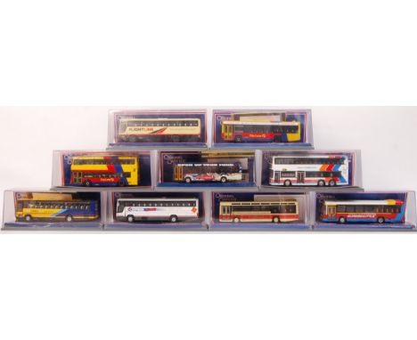 A collection of 9x Corgi Original Omnibus Company ' Bus Operators In Britain ' series 1:76 scale diecast model buses. Each li