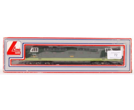 An original Lima Railways 00 gauge railway trainset locomotive ' Meld ' D9003 '. Within the original box. Two tone green live