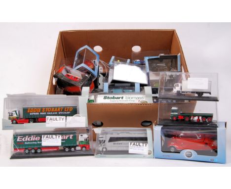 A large collection of assorted scale (1:43, 1:76) Oxford Diecast model cars, lorries, vans and related. All are factory ' Fau