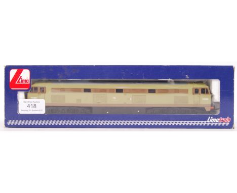 A Lima Silver Fox Models 00 gauge railway trainset locomotive L81007 ' Falcon ', in army green livery. Within the original bo