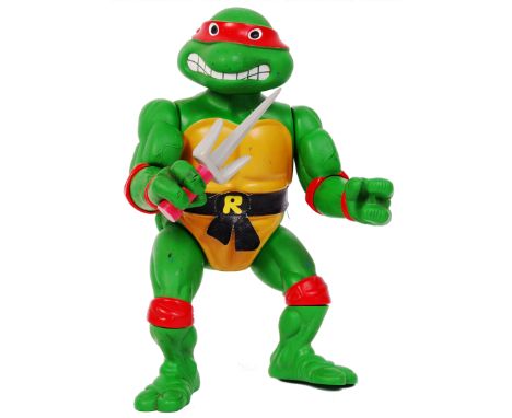 An original vintage 1989 Mirage Studios made large 13" action figure. Unboxed, and with one weapon. Figure retains the origin