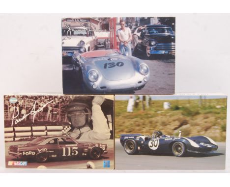 A collection of 3x Limited Edition Revell Monogram 1:32 scale plastic racing slot cars to include; James Dean Spyder, Lola T-