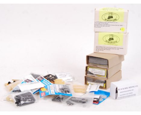 A collection of assorted narrow gauge (Nn3, Z &amp; N gauge) model kits and related items. To include; 3x Gold Rush Models wh