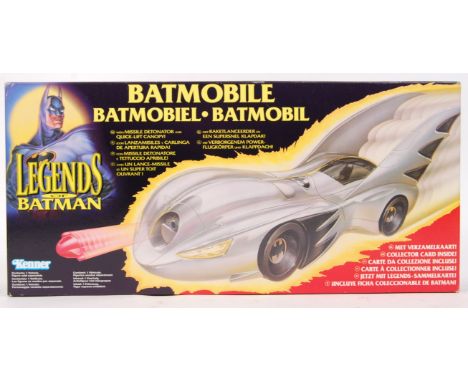 An original Kenner made Legends Of Batman series ' Batmobile ' action figure playset vehicle. Factory sealed, unopened and ne